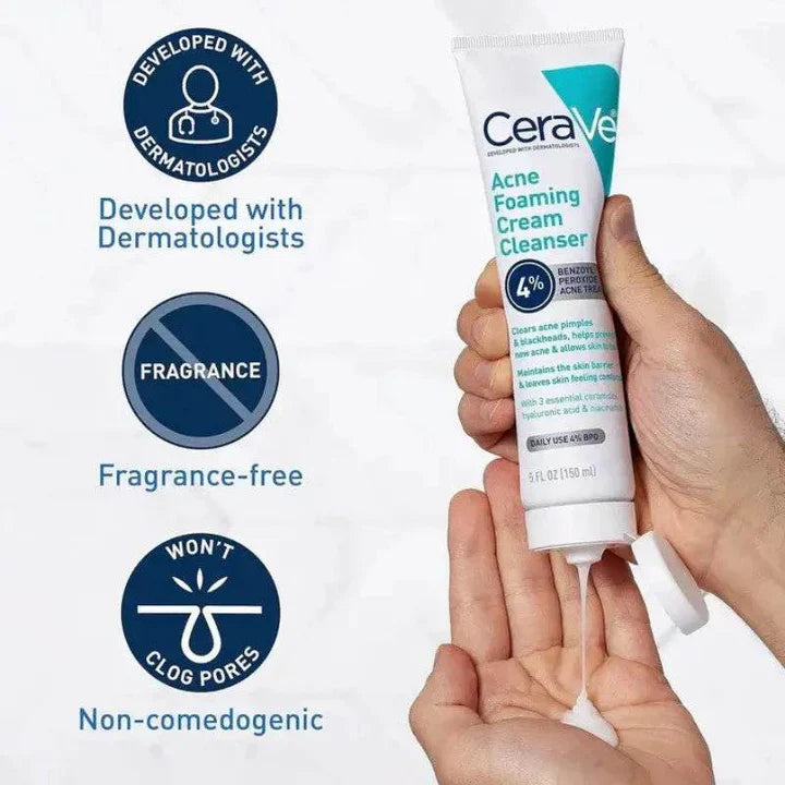 CeraVe 4 In 1 Skincare Kit Night Cream, Sunblock, Cleanser & Serum, for Radiant Skin (Limited Stock)