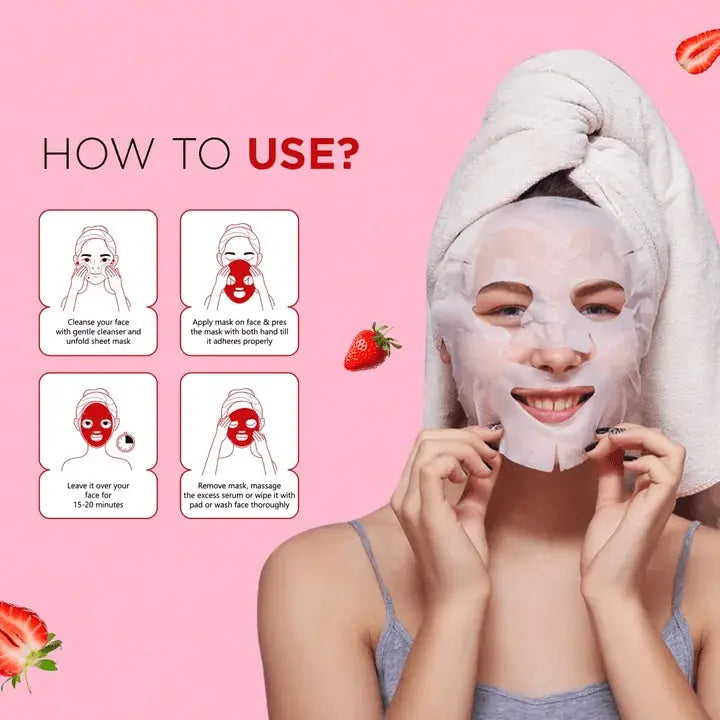 Sadoer Strawberry Soft Moisturizing Mask
