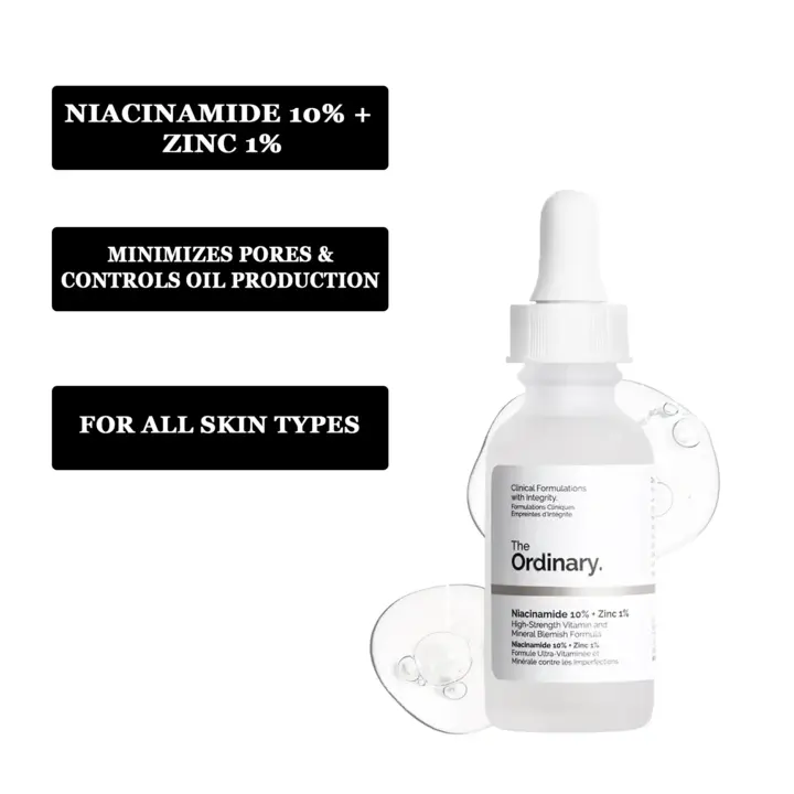 Ordinary Niacinamide Serum + Face wash